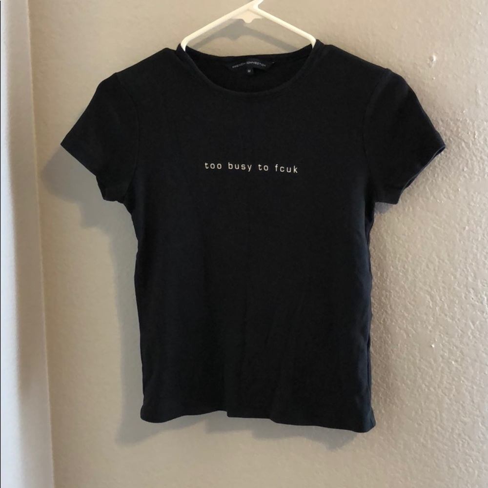 Black FCUK T-Shirt